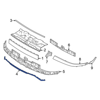 Hyundai OE - Front Center Bumper Trim