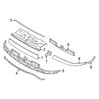 Hyundai OE - Front Bumper & Grille - Grille & Components (Limited / SE / SE Standard Range / SEL)