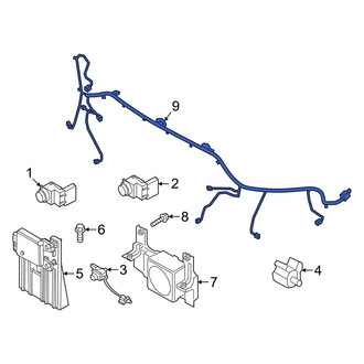 Hyundai OE - Front Parking Aid System Wiring Harness