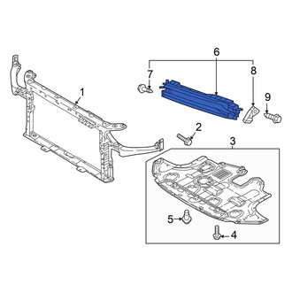 Hyundai OE - Front Left Radiator Shutter Assembly