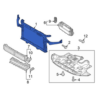 Hyundai OE - Front Radiator Support Panel