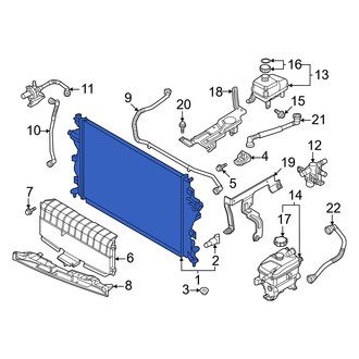 Hyundai OE - Rear Radiator