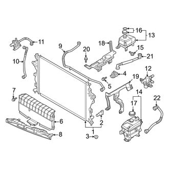 Hyundai OE - Cooling - Radiator & Components (Limited / SE / SE Standard Range / SEL)