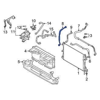 Hyundai OE - Radiator Coolant Hose