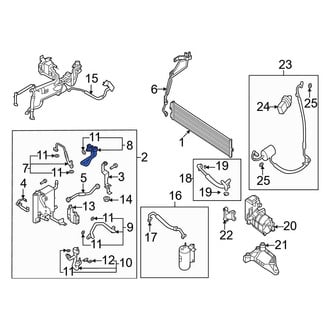 Hyundai OE - A/C Refrigerant Discharge Hose