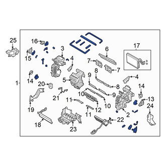 Hyundai OE - HVAC Unit Case Assembly