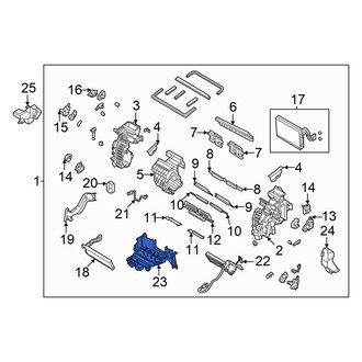 Hyundai OE - Lower HVAC Unit Case