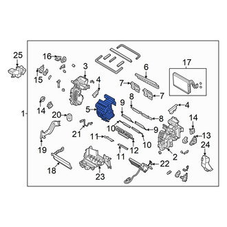 Hyundai OE - Center HVAC Unit Case