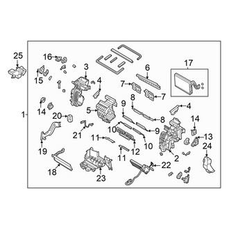 Hyundai OE - Air Conditioner & Heater - Evaporator & Heater Components