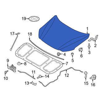 Hyundai OE - Front Hood Panel