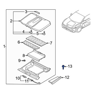 Hyundai OE - Battery Cover Bolt