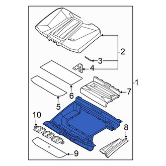 Hyundai OE - Front Trunk Floor Storage Box