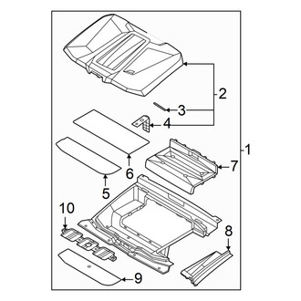 Hyundai OE - Hood - Cargo Area