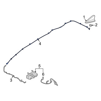 Hyundai OE - Rear Antenna Cable