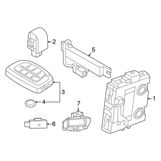 Hyundai OE - Electrical - Keyless Entry Components (Smart Key)