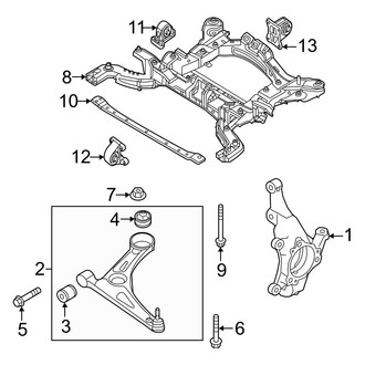 Hyundai OE - Front Suspension - Suspension Components (RWD)