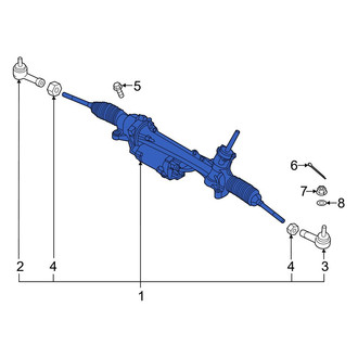 Hyundai OE - Rack and Pinion Assembly