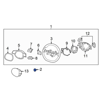 Hyundai OE - Steering Wheel Bolt