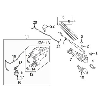 Hyundai OE - Front Washer Fluid Reservoir
