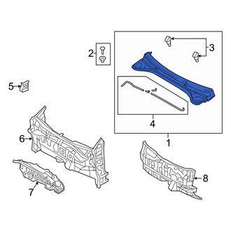 Hyundai OE - Front Cowl Cover