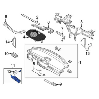 Hyundai OE - Front Center Dashboard Air Vent