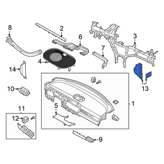 Hyundai OE - Right Instrument Panel Side Cover