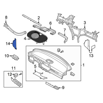 Hyundai OE - Left Instrument Panel Side Cover