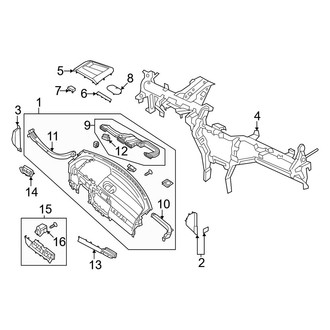 Hyundai OE - Instrument Panel (With Heads Up Display)