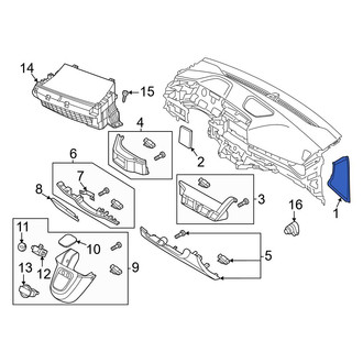 Hyundai OE - Left Instrument Panel Side Cover