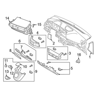 Hyundai OE - Instrument Panel Components