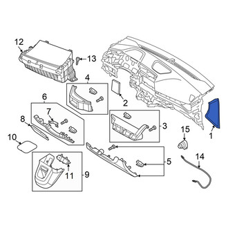Hyundai OE - Left Instrument Panel Side Cover