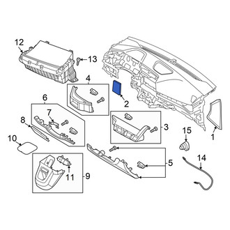 Hyundai OE - Instrument Cluster Insulator