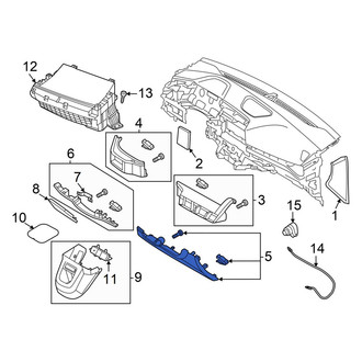 Hyundai OE - Right Lower Instrument Panel Cover