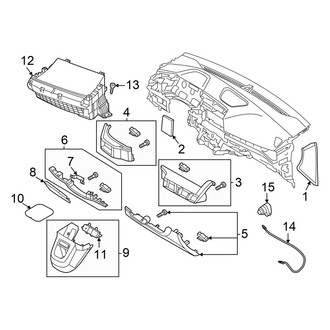Hyundai OE - Instrument Panel Components