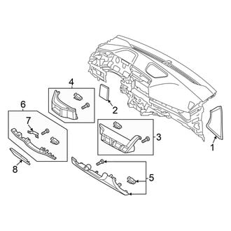 Hyundai OE - Instrument Panel Components
