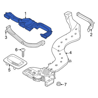 Hyundai OE - Front Center Instrument Panel Air Duct