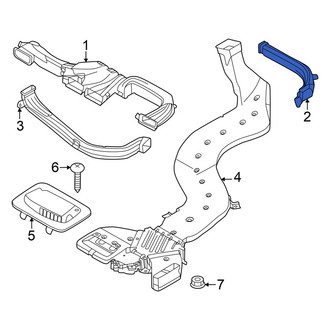 Hyundai OE - Front Right Upper Instrument Panel Air Duct