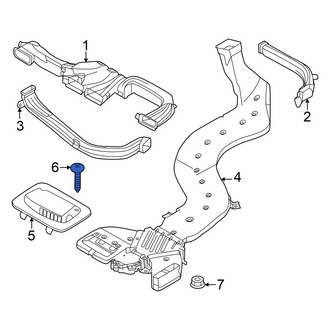 Hyundai OE - Instrument Panel Air Duct Screw
