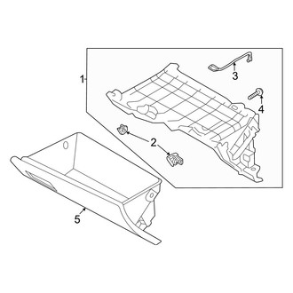Hyundai OE - Instrument Panel - Glove Box