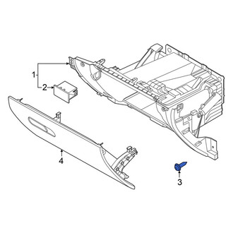 Hyundai OE - Instrument Panel Air Duct Screw