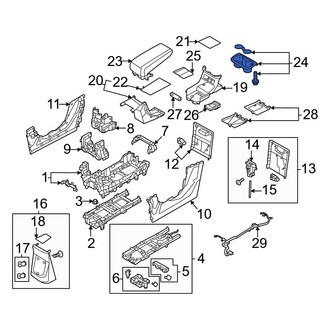 Hyundai OE - Console Cup Holder