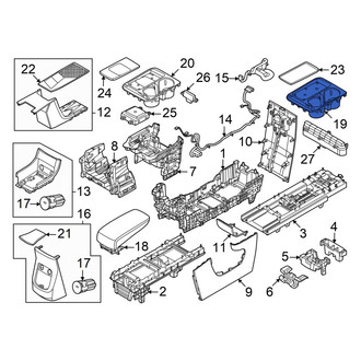 Hyundai OE - Console Cup Holder