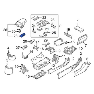 Hyundai OE - Rear 12 Volt Accessory Power Outlet