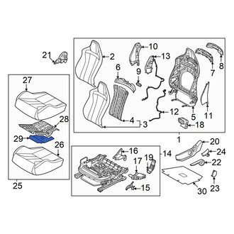 Hyundai OE - Front Left Upper Climate Controlled Seat Duct
