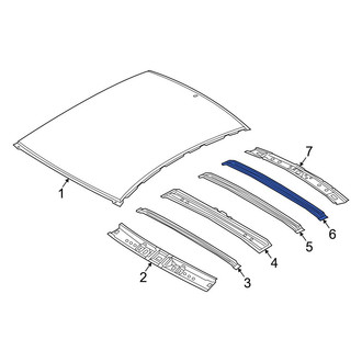 Hyundai OE - Rear Roof Bow