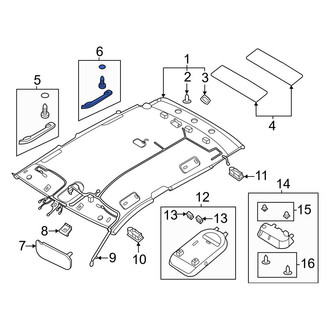 Hyundai OE - Front Interior Grab Bar