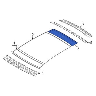 Hyundai OE - Rear Roof Panel Glass