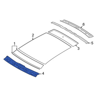 Hyundai OE - Front Roof Header Panel