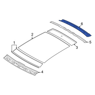 Hyundai OE - Rear Roof Header Panel