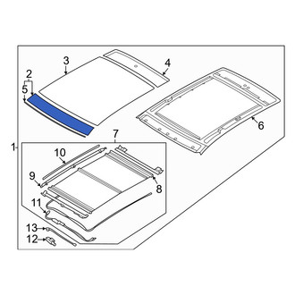Hyundai OE - Front Roof Panel Glass